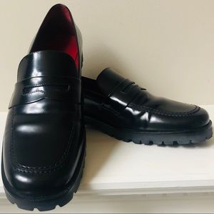 Black Ralph Lauren Loafer Shoes
